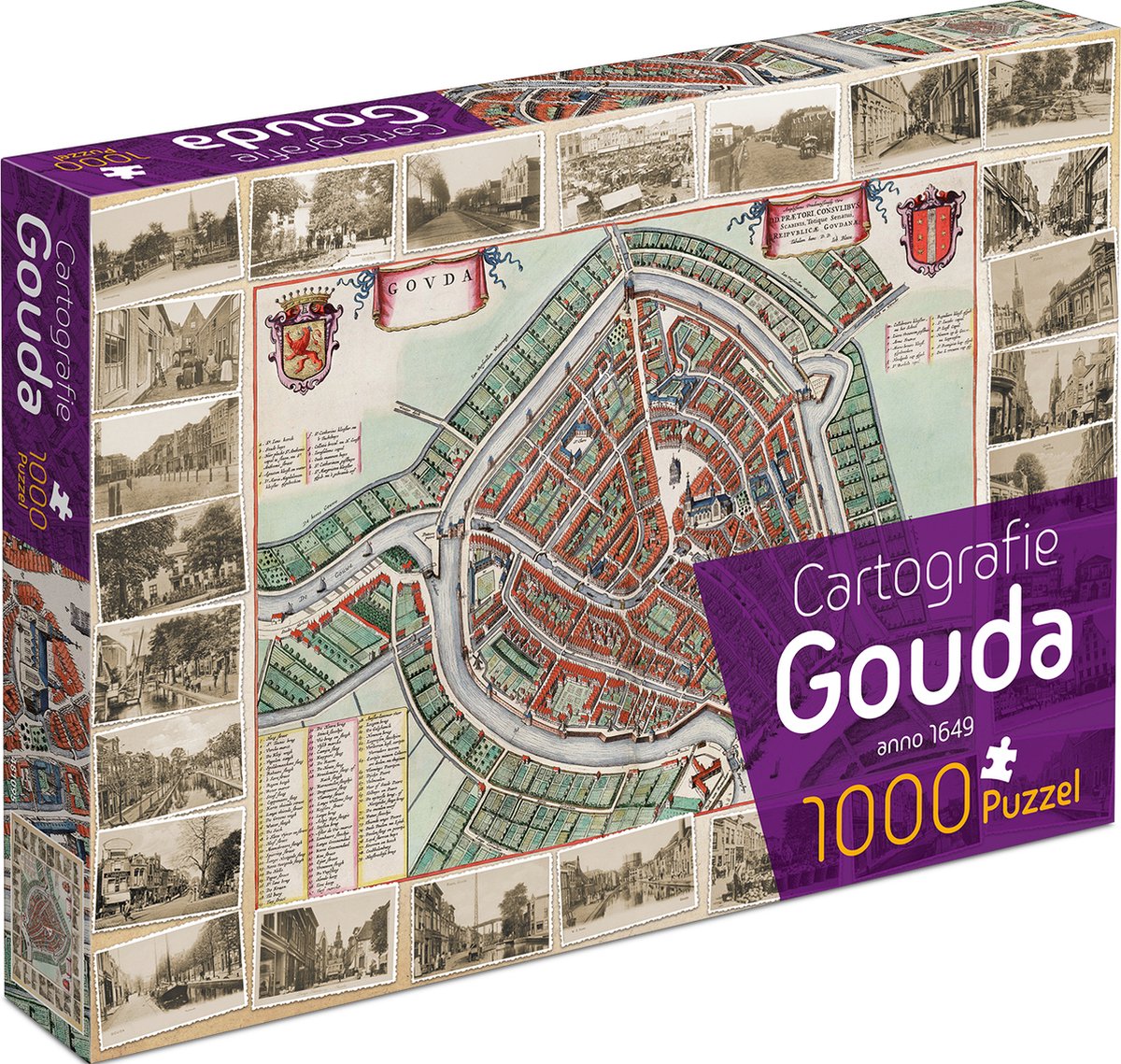Cartografie Gouda (1000) - Tuckers Fun Factory Legpuzzel